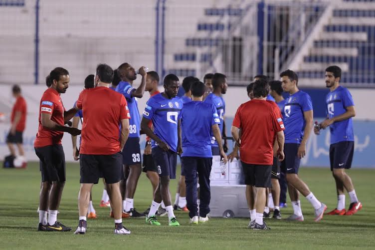 الهلال يواصل تدريباته بمشاركة هوساوي وحضور رئيس النادي ‫(269614293)‬ ‫‬