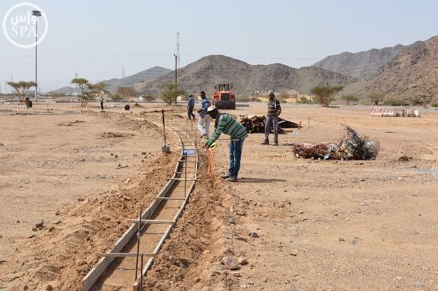 أمانة نجران تنفذ المرحلة الثالثة من تطوير متنزه أبا الرشاش