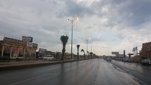 أمطار رعدية على مناطق تبوك والجوف والشمالية وحائل والمدينة