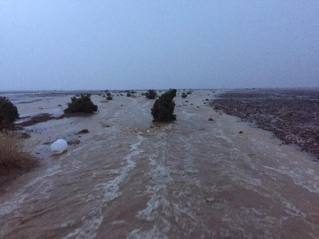 أمطار غزيرة على “الشمالية”.. و”المدني” يطالب بالحذر