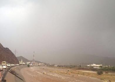 امطار غزيرة بالمدينة (2)