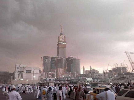 أمطار غزيرة على مكة المكرمة اليوم