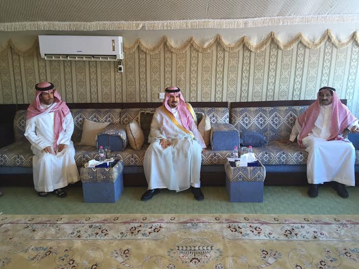 أمير الجوف يعزي الجريد في وفاة نائب السفير السعودي في لبنان