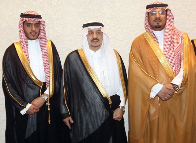 أمير الرياض يُشرف حفل زواج “سعد بن هذلول”