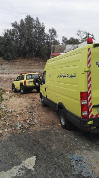 انتشال جثمان طفل غرق بمستنقع حي الغراب في خميس مشيط3