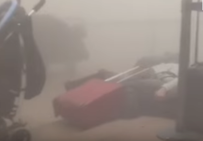 ‏‫فيديو مؤثر يُظهر تناثر الجثث في مطار بروكسل