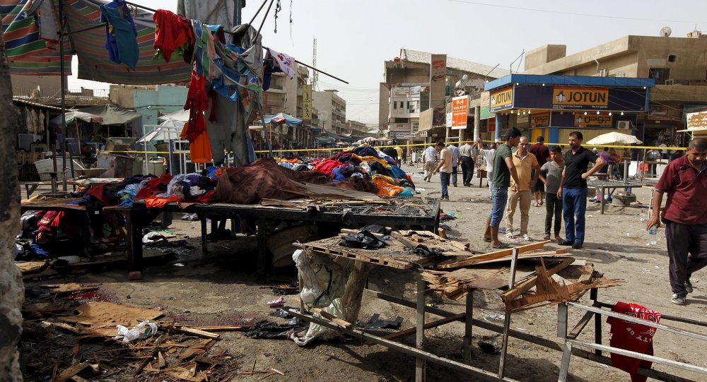 بالفيديو.. مقتل وإصابة 6 بتفجير انتحاريّ استهدف موكباً حسينياً في بغداد