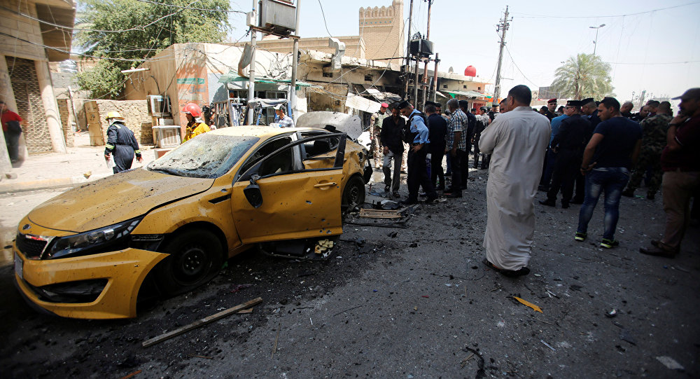 مصابان في انفجار عبوة ناسفة شرقي بغداد