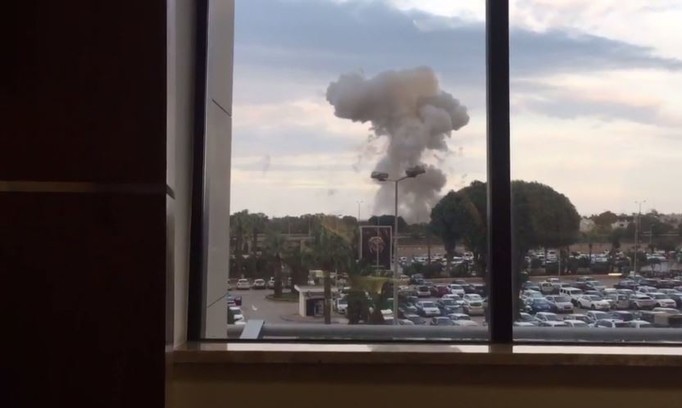 بالفيديو.. انفجار قوي بالقرب من مطار مالطا