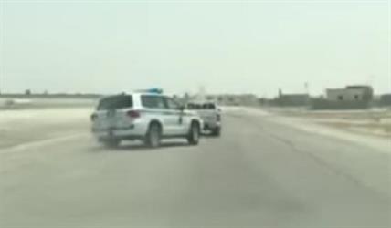 شرطة الشرقية تكشف عن حقيقة فيديو انقلاب دوريّة أمن الطرق