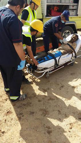 وفاة مواطن وإصابة مقيم إثر انهيار في #بلقرن
