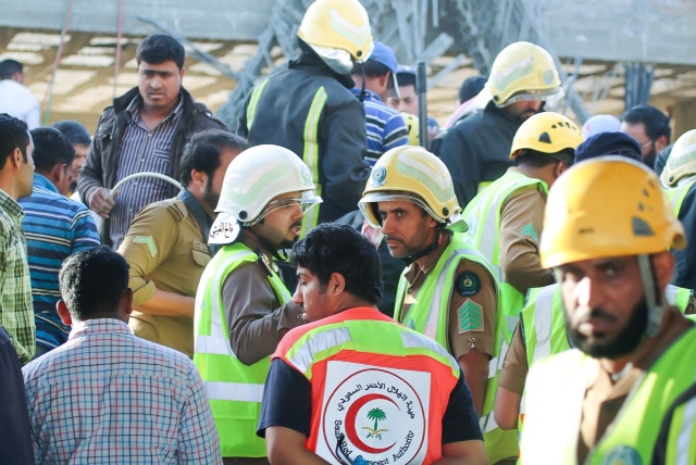 إخراج جثمان مفقود آخر في حادث انهيار المبنى المدرسي بحائل