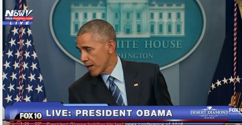 بالفيديو.. أوباما يقطع خطابه الأخير على الهواء بسبب مرض مراسل