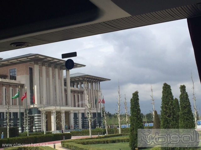 بالصور .. استعدادات لاستقبال الملك سلمان في القصر الرئاسي التركي في أنقرة (2)