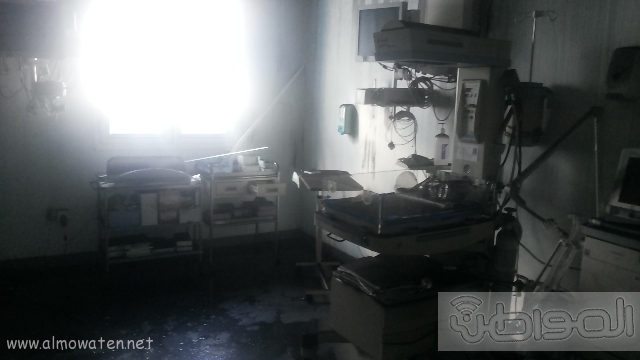 بالصور.. من موقع #حريق_مستشفى_جازان_العام كارثة (6)