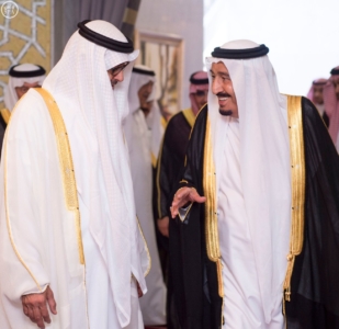 بحضور الملك وولي عهد أبو ظبي توقعان محضر انشاء مجلس التنسيق السعودي2