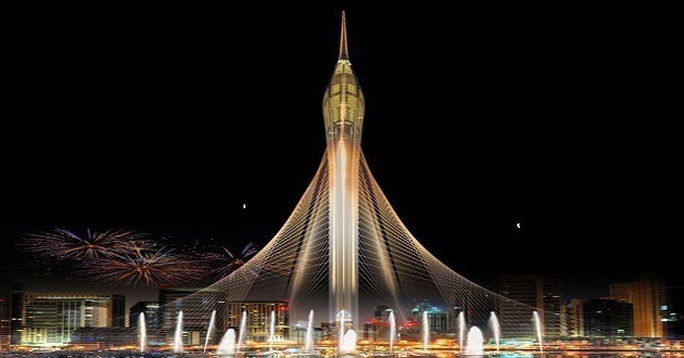 بالفيديو.. حقائق لا تعرفها عن برج الخور بدبي أطول مبنى في العالم