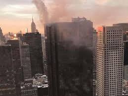 إصابة شخص بحريق اندلع ببرج ترامب في مدينة نيويورك