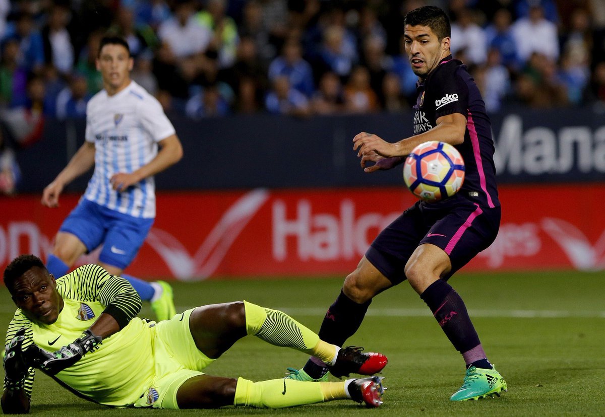 بالفيديو.. برشلونة يسقط أمام ملقا في الدوري الإسباني