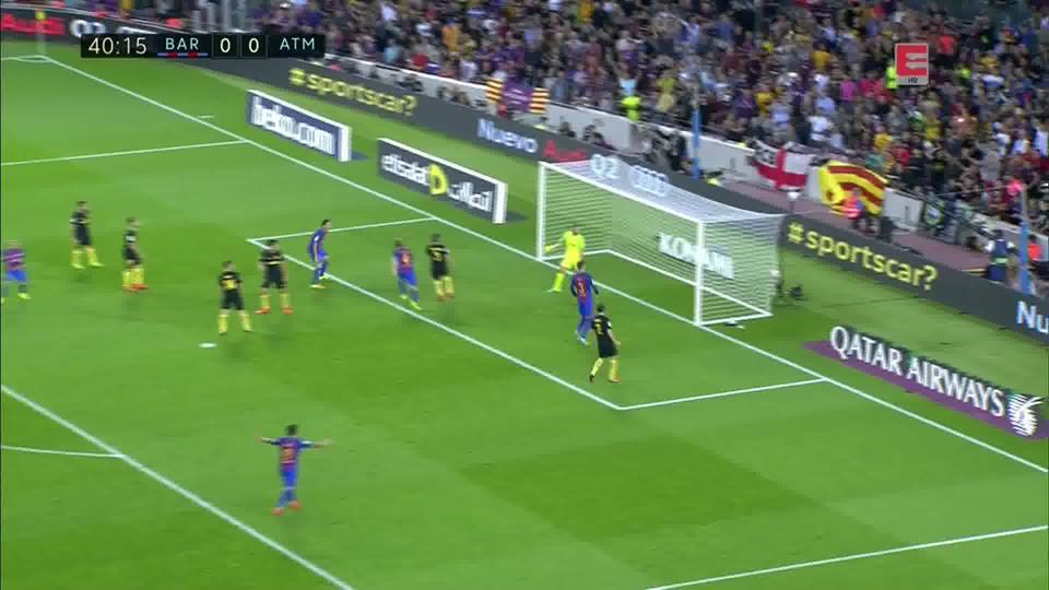 بالفيديو.. انتهاء الشوط الأول بين برشلونة وأتلتيكو مدريد في الدوري الإسباني