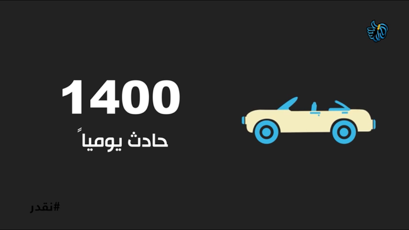بالفيديو.. ​في السعودية 1400 حادث ​ يوميًا​ منها 20 وفاة