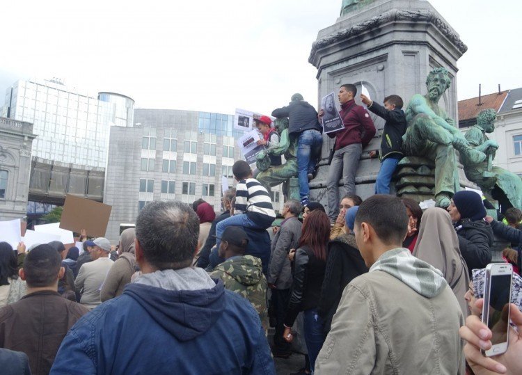 تظاهرات احتجاجية وسط بروكسل تنديدًا بمجازر الروهينجا