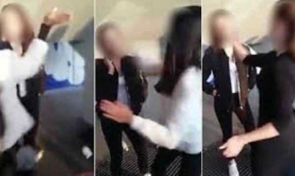 فيديو صادم.. مراهقون يعتدون على فتاة بسبب خلعها الحجاب