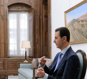 تعليق مستفز من بشار الأسد على مجزرة خان شيخون !