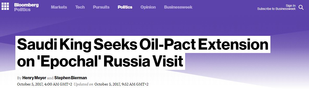 بلومبيرغ: السعودية وروسيا في مهمة لجلب الاستقرار لأسواق النفط