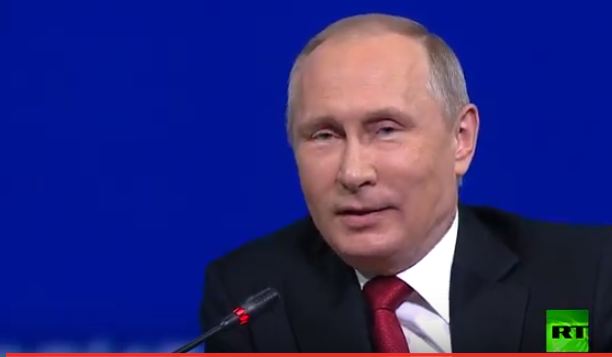 بالفيديو.. رد فعل الرئيس الروسي بعد إنسحاب أميركا من اتفاقية باريس المناخية
