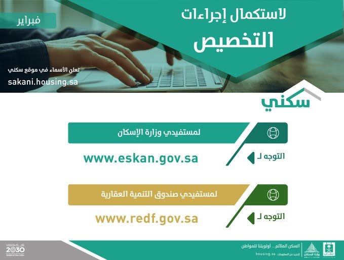 موقع الإسكان يواصل نشر أسماء المستفيدين من الصندوق العقاري‎