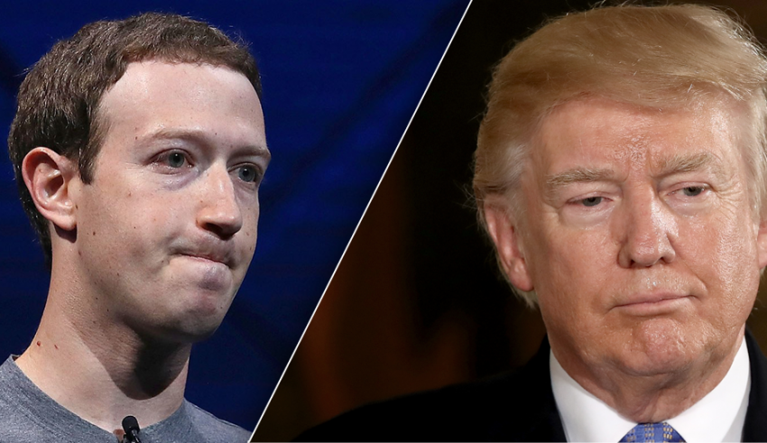 حرب ترامب على مؤسس فيسبوك تدخل مرحلة جديدة من الصراع