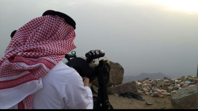 الزعاق : تعذر رؤية الهلال في 6 مدن سعودية