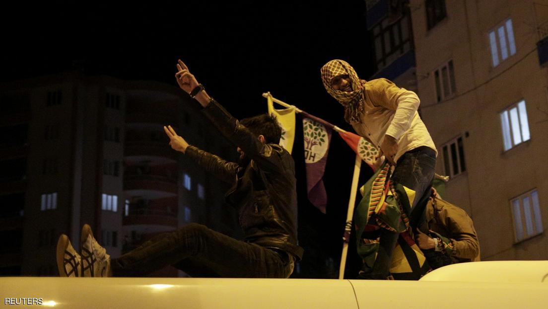 اشتباكات في دياربكر بعد إعلان تقدم حزب أردوغان