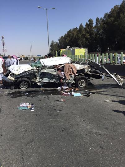 وفاةٌ و3 إصابات بحادث تصادم على طريق المطار بالطائف