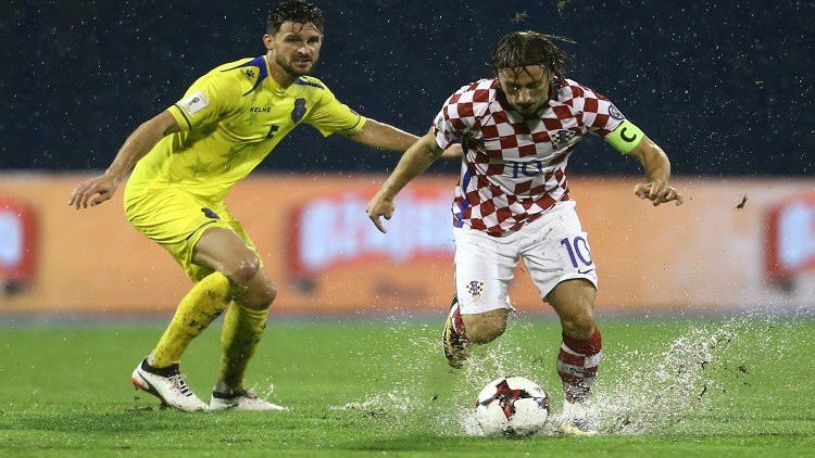 إلغاء مباراة كرواتيا وكوسوفو بسبب الأمطار
