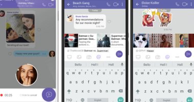 تحديث جديد لتطبيق “فايبر” لإرسال فيديوهات قصيرة