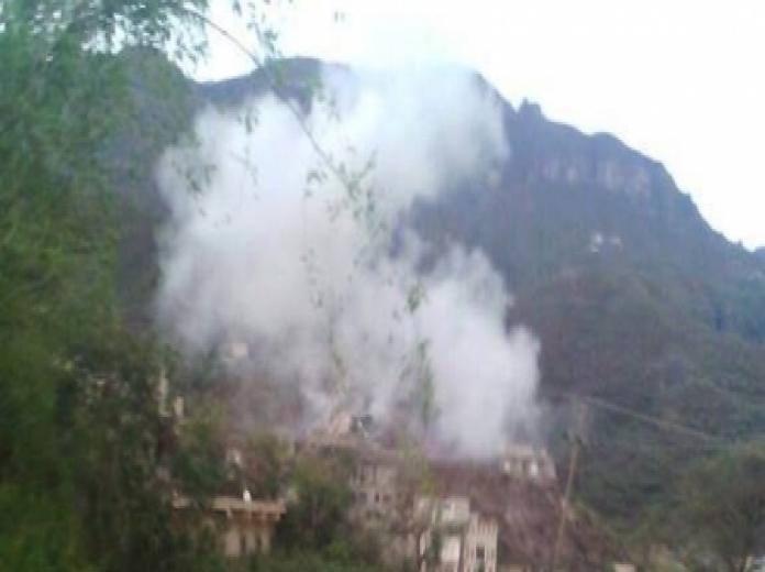 الحوثيون يفجرون منزل مواطن في البيضاء