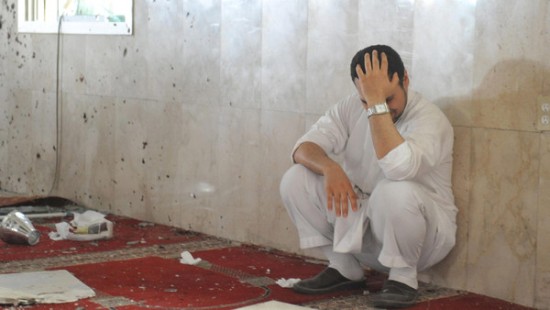 صور تروي ما حدث بعد تفجير مسجد القديح