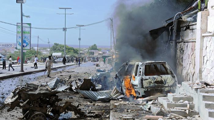 75 قتيلاً وجريحاً بأول تفجير في مقديشيو بعد الانتخابات الرئاسية