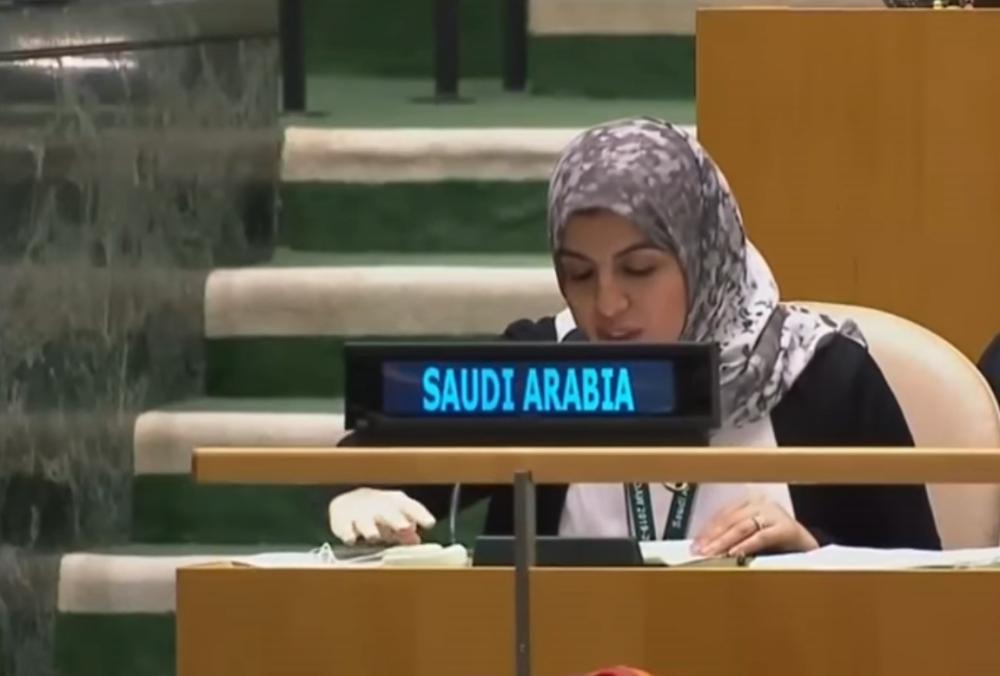 تماضر الرماح في الأمم المتحدة: المملكة تمنح المرأة كل حقوقها المدنية والإنسانية