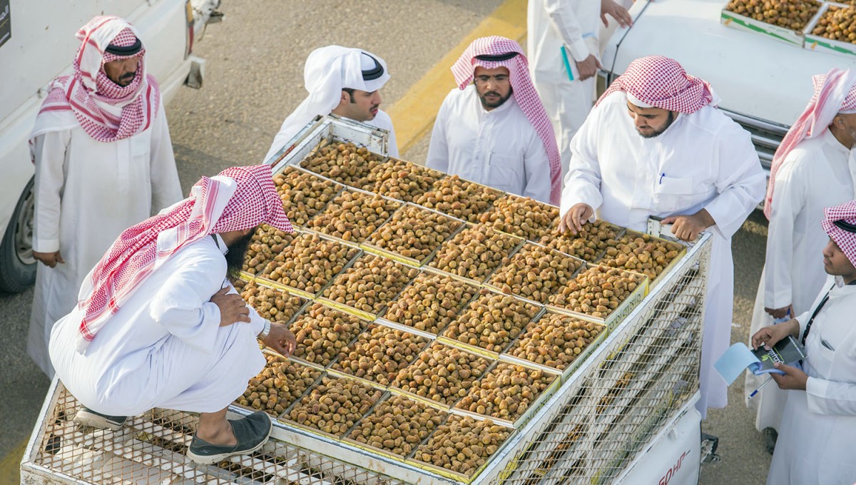 أكثر من 5 آلاف طن بمهرجان بريدة للتمور في أسبوع