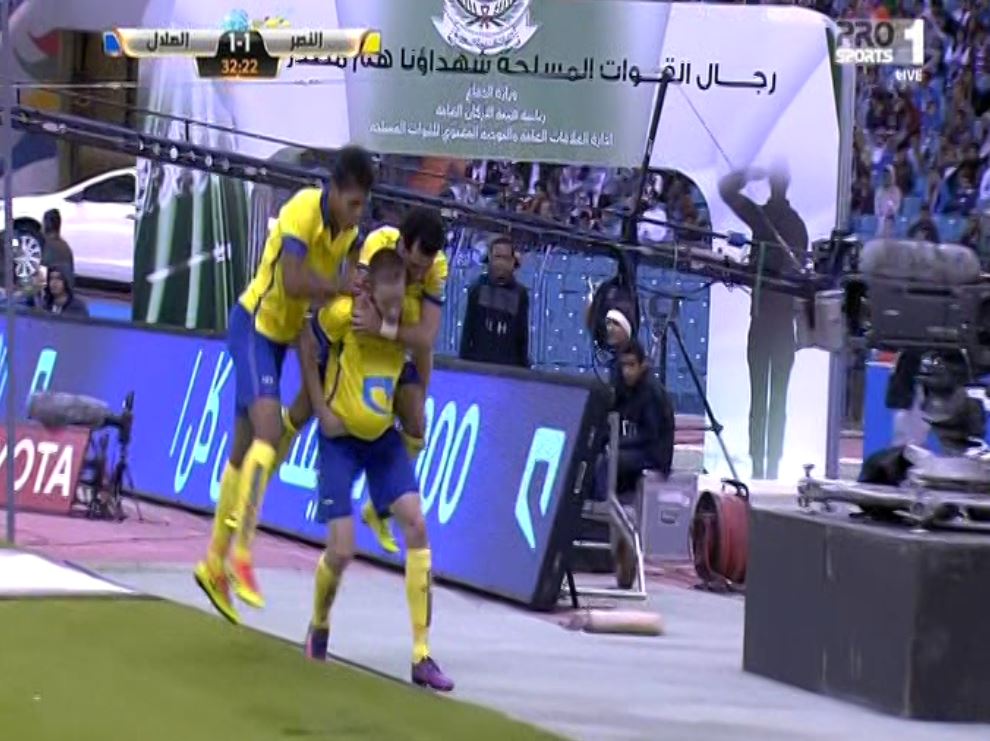 بالفيديو.. النصر يحرز هدف التعادل مع الهلال عن طريق توماسوف