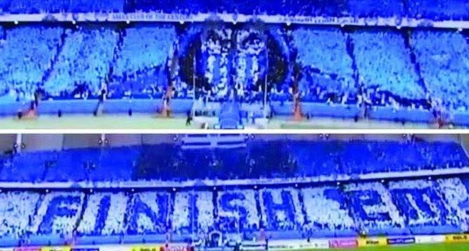 تيفو الهلال يثير إعجاب العالم من جديد