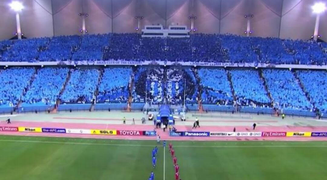 تيفو جماهير الهلال ضمن قائمة العشرة الأفضل عالميًّا