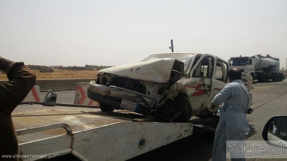 وفاة و4 إصابات بينها حالات حرجة في 3 حوادث بـ #جازان
