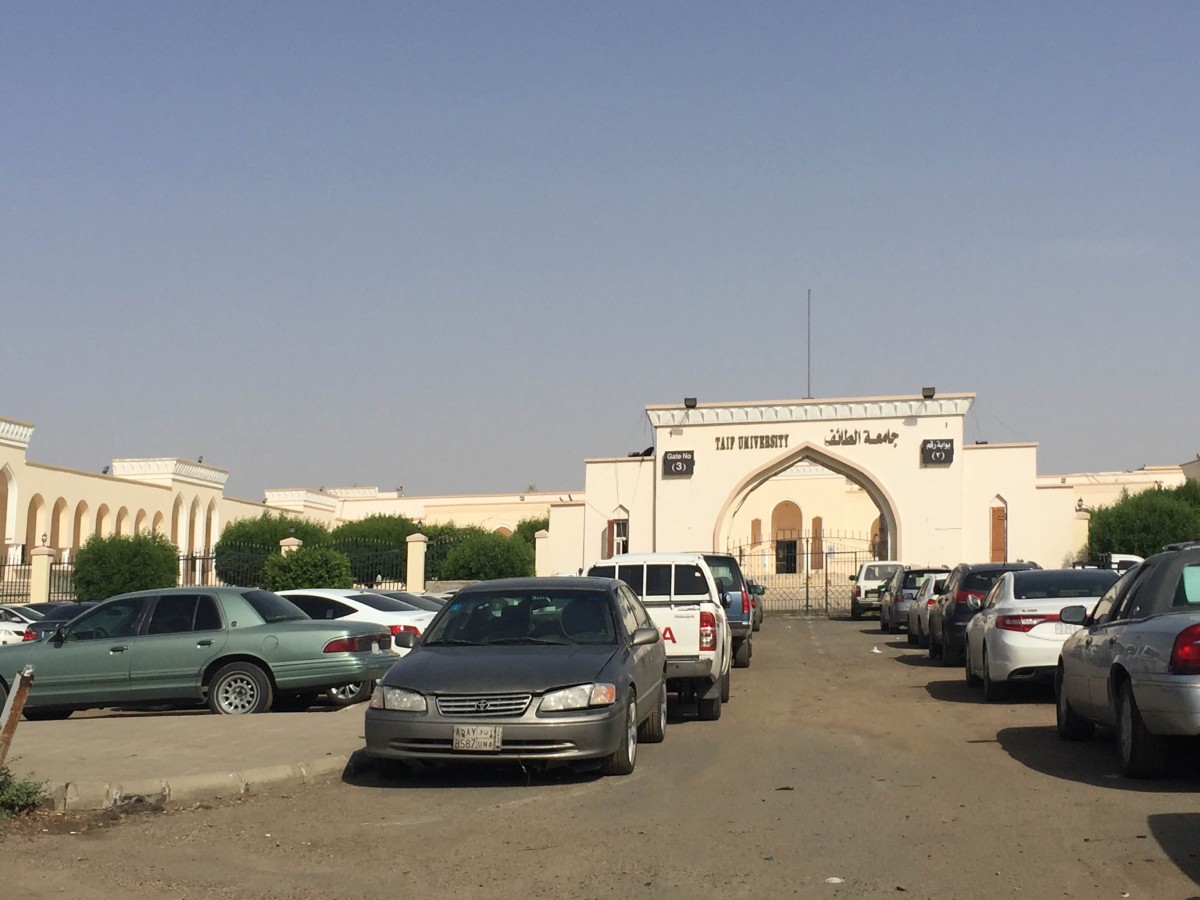 طلاب جامعة #الطائف: المظلّات لسيارات القياديين وأجسادنا تحترق من أشعة الشمس
