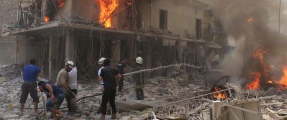 #حلب_تحترق .. 30 غارة وعشرات القتلى في يوم واحد