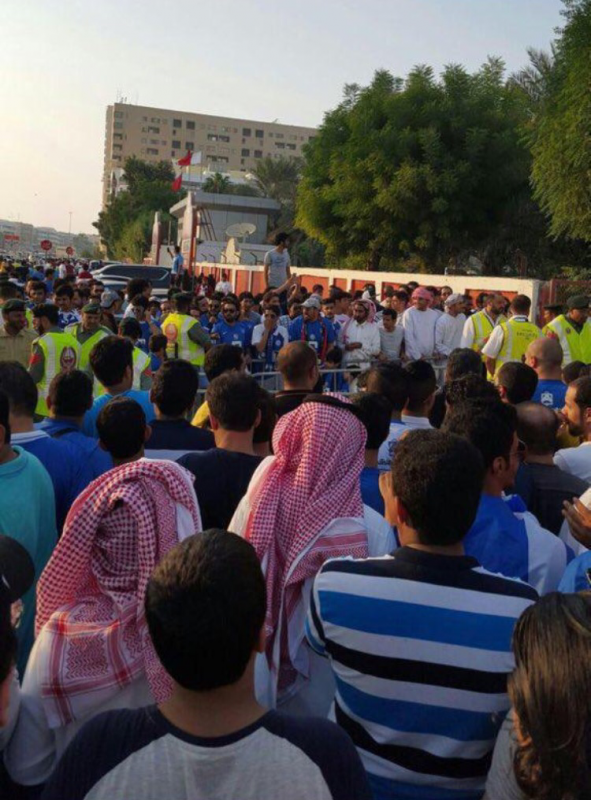 جماهير مبارة الهلال والأهلي الاماراتي 3