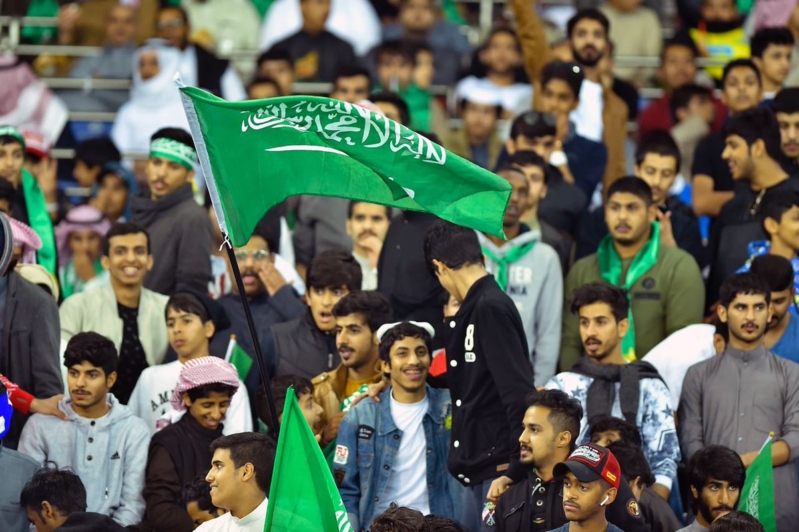 لقطات تاريخية لـ الجمهور السعودي بعد مباراة الأرجنتين